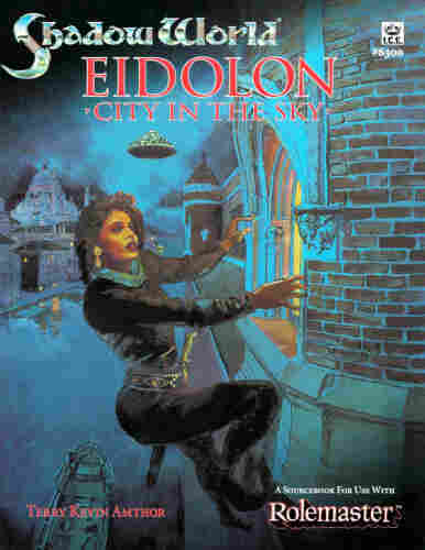 The original 1992 cover of Eidolon: City I the Sky