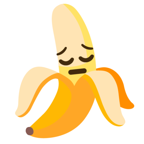 A sad Banana 