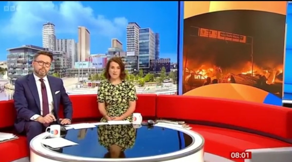 the BBC morning disgraceful coverage of last night's massacre