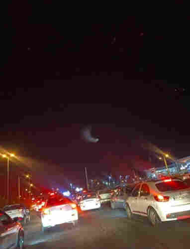 mysterious phenomenon was seen over parts of Iran and Iraq earlier last night