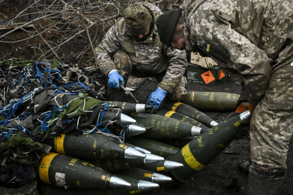 American artillery in Ukraine