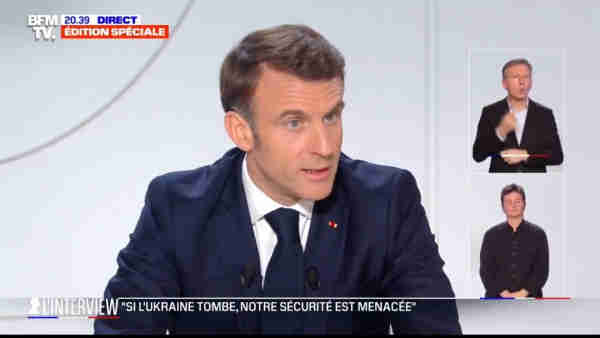 Macron, the new war monger