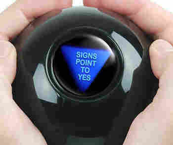 Magic 8 ball signs point to yes 

Seriously is the simulator based off reading Trump quotes cause he literally said he’d pull out of NATO
