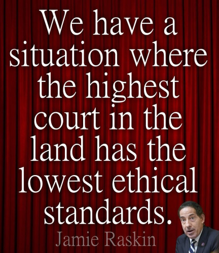 We have a situation where el i e o1 oI BN land has the lowest ethical yrhEI S Jamie Raskin ‘i;/ 
