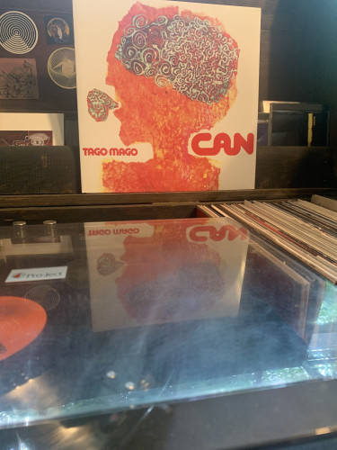 Can on the turntable 