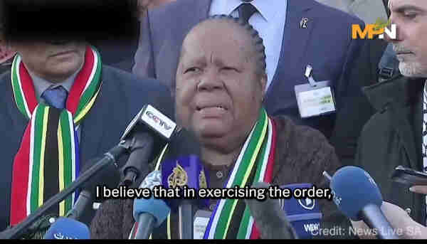 South Africa's Foreign Minister, Naledi Pandor