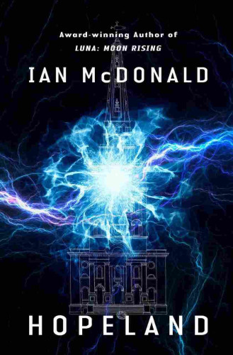 The cover for the Tor Books edition of 'Hopeland