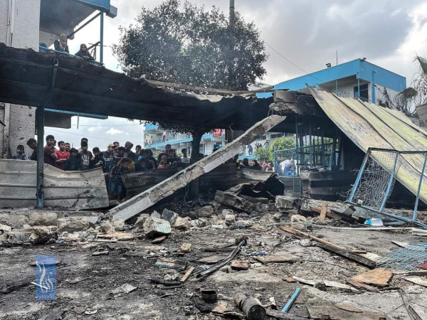 results of IDF bombing of a school in Gaza