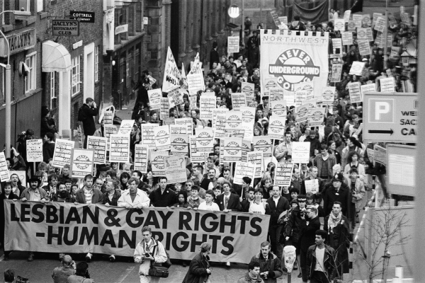 Gay rights march.