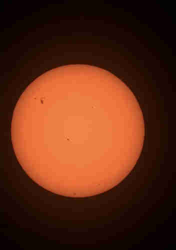 Current photo of the Sun, St Louis, Missouri