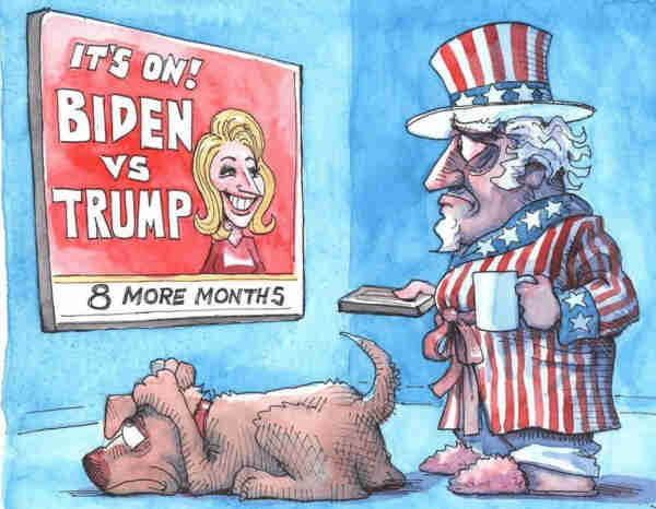 8 more months of the Trump vs Biden