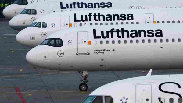 Lufthansa planes stand parked. | Photo Credit: REUTERS