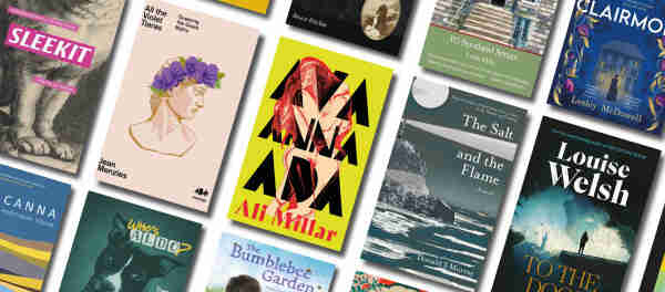 A display of colourful book covers