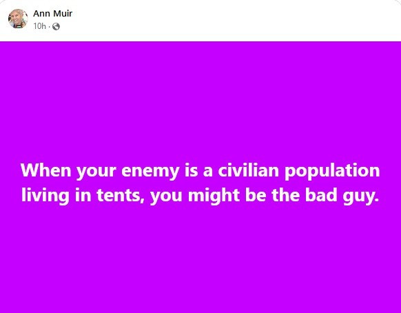 When your enemy is a civilian population living in tents, you might be the bad guy.
