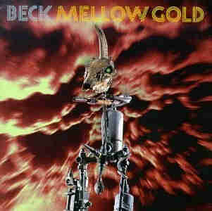 The cover of Mellow Gold, Beck's third album. It has a mechanical skull creature on the front. I love it. 