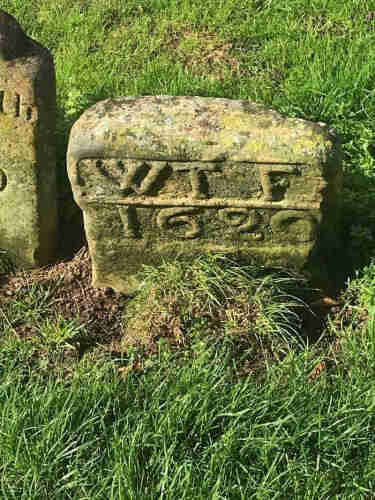 Headstone that reads: WTF    1620