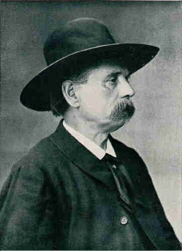 Portrait of Jean-Baptiste Clément by Félix Nadar, 1900, sporting a bushy moustache and a wide-brimmed Bowler hat. By Nadar - Bibliothèque nationale de France, Public Domain, https://commons.wikimedia.org/w/index.php?curid=3933545