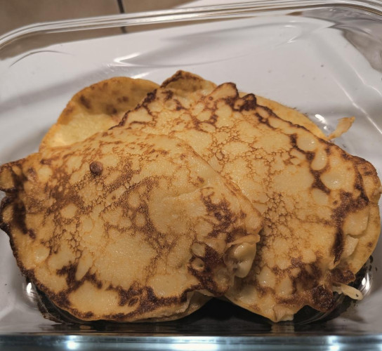 Potato pancakes on the pot 