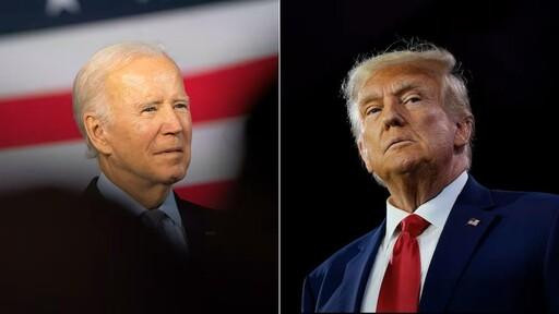 The two major-party candidates for the US presidency.