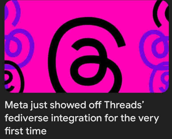 meta just showed off Threads' fediverse integration for the Very first time 