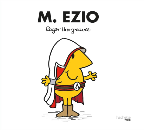 The French book cover of M. Ezio