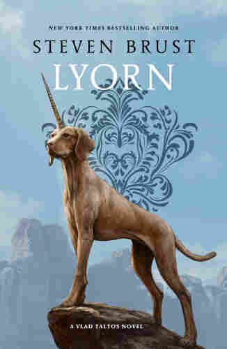 The cover of the Tor Books edition of Steven Brust's 'Lyorn.'