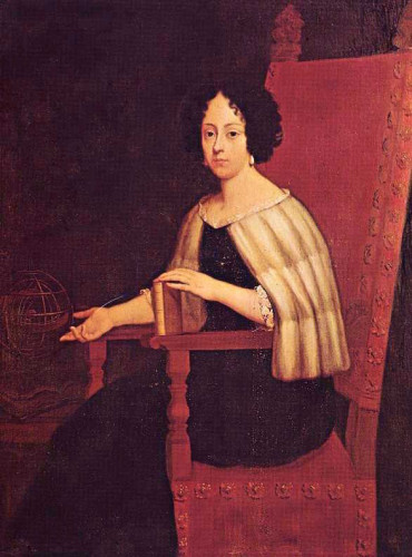 (sec. X, Milano. (book : F. L. Maschietto, Elena Lucrezia Cornaro Piscopia (1646-1684).

A woman sitting in a chair, engrossed in a book, captured in a painting.