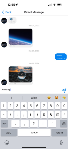 Pixelfed Direct Messages 