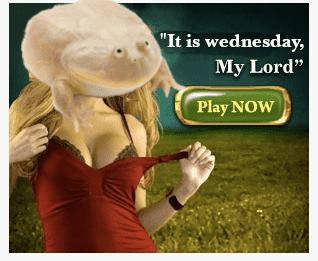 sexy frog removing dress: it is wednesday, my lord 
