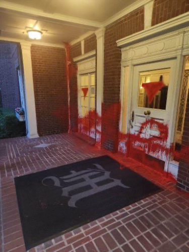 Vandalized home of Brooklyn Museum director 