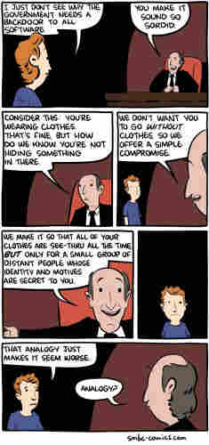 Comic on why privacy matters