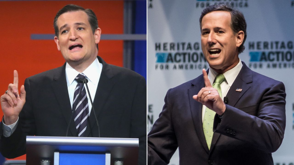  Frothy Santorum and Ted Cruz. 