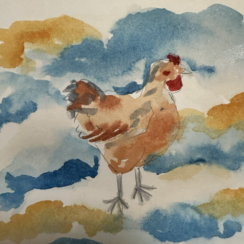 Chicken in the clouds 
