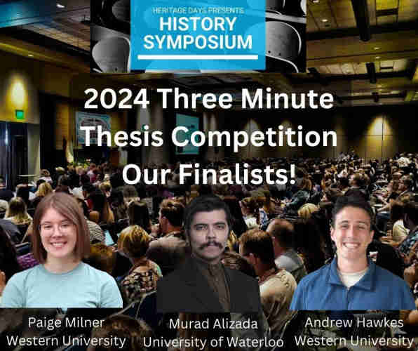 history symposium 2024 3 Minute thesis competition