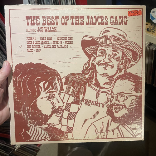 -
THE BEST OF THE JAMES GANG
FRAZURING JOE WALSH
FUNK 48 • WALK AWAY • MIDNIGHE MAN
TAKE A LOOK AROUND FUNK 49 - WOMAN
THE BOMBER • ASHES, THE RAIN AND !
YADIG • STOP
-QUALIT
INSPECTED-
OPERTY
