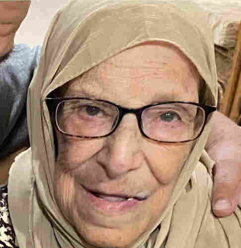 the burned remains of 94-year-old Naifa Rizq who was reported missing last month 
was found in her bed after IDF left Al Shifa hospital and set the Palestinian homes on fire