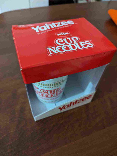 Yahtzee Cup Noodles edition