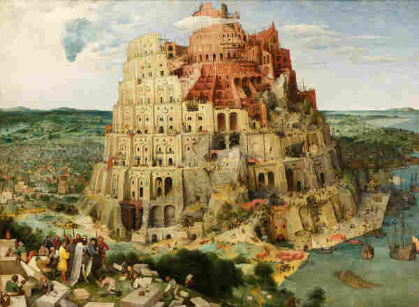Pieter Bruegel l’Ancien, La Tour de Babel, env. 1563, Kunsthistorisches Museum de Vienne, Wikimedia.