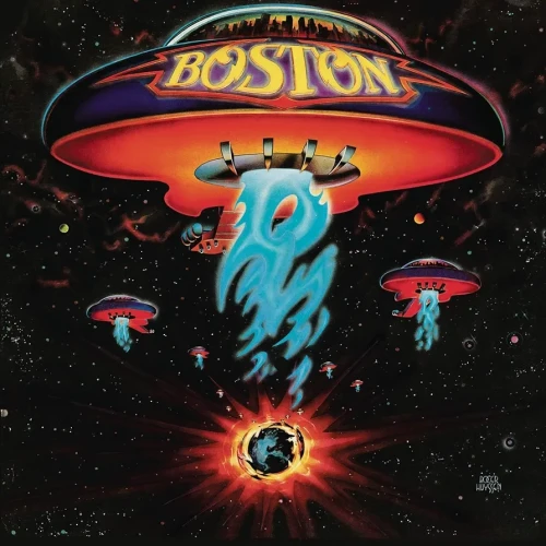 Album cover of band Boston, showing a very similar UFO 