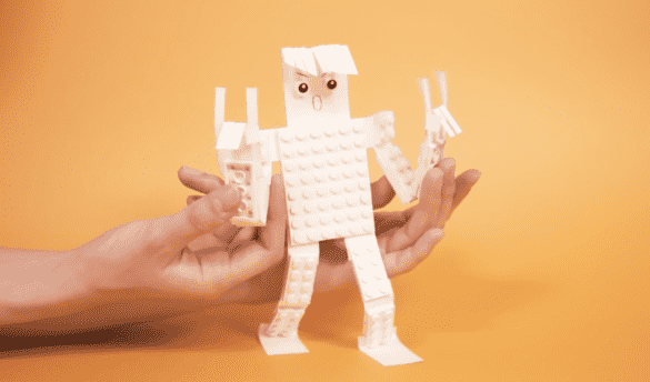 A LEGO-MUJI figurine