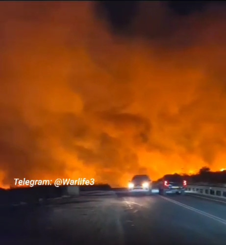 northern israel is on fire