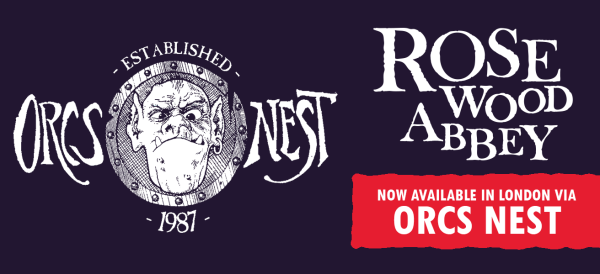 Promotional visual for Rosewood Abbey now available in London, UK online and in-store via ORCS NEST. 