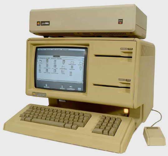 Apple Lisa computer. Very 70s.