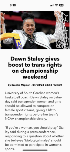Dawn Staley is a queen
