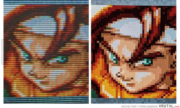 A side by side comparison of a closeup of Crono's face from the Chrono Trigger character menu. On the left is the face as it appears on a CRT. The blurring creates this effect where it feels like there's more detail to the image. On the right is the image as it appears on modern displays. It's blocky and pixelated.