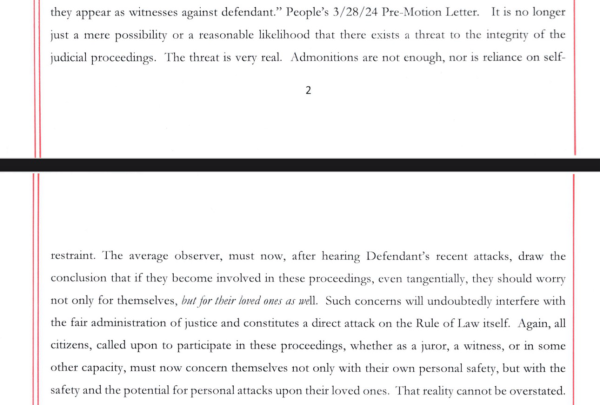 Excerpt of Judge Merchan’s expanded order 