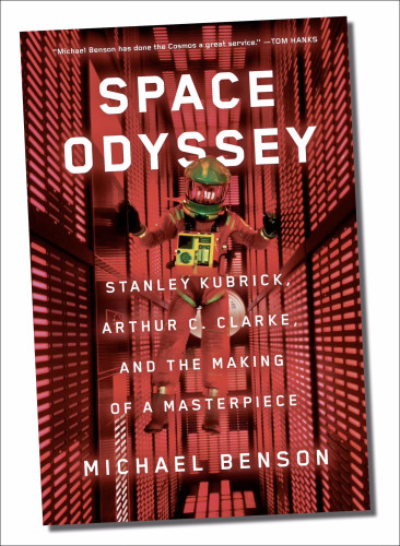Front cover of book, showing a scene from the movie "2001: A Space Odyssey" with the astronaut Dave Bowman inside the mind of HAL, the spaceship's supercomputer.