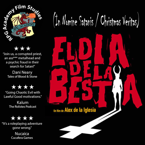 Cover of The RPG Academy Film Studies dedicated to El Día de la Bestia 