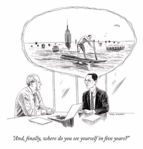 Cartoon: And, finally, where do you see yourself in five years?