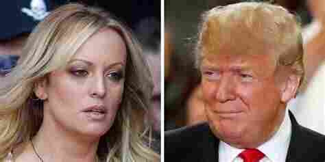 Image of Trump perving on stormy Daniels literally making incest presidential